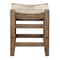 Alaterre Furniture Newport 18"H Wood Stool with Rush Seat ANNP2071 - alternate 4